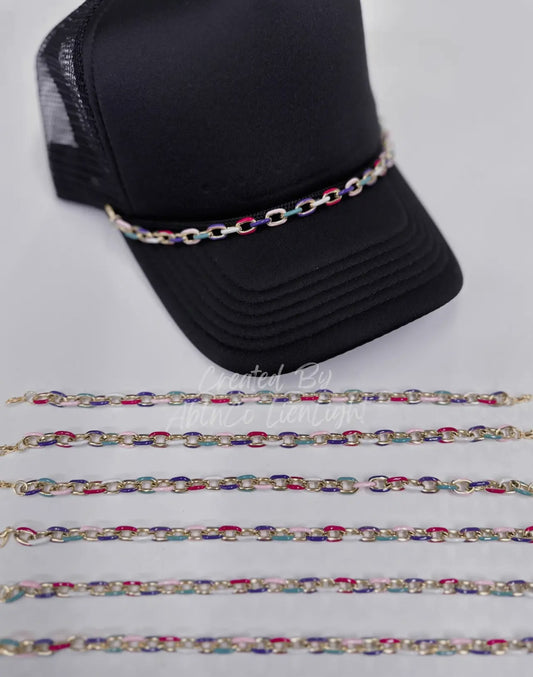 Multi Color Links Trucker Hat Chain