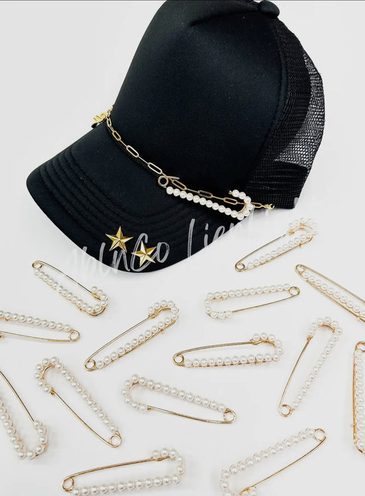 Pearl Trucker Hat Pin