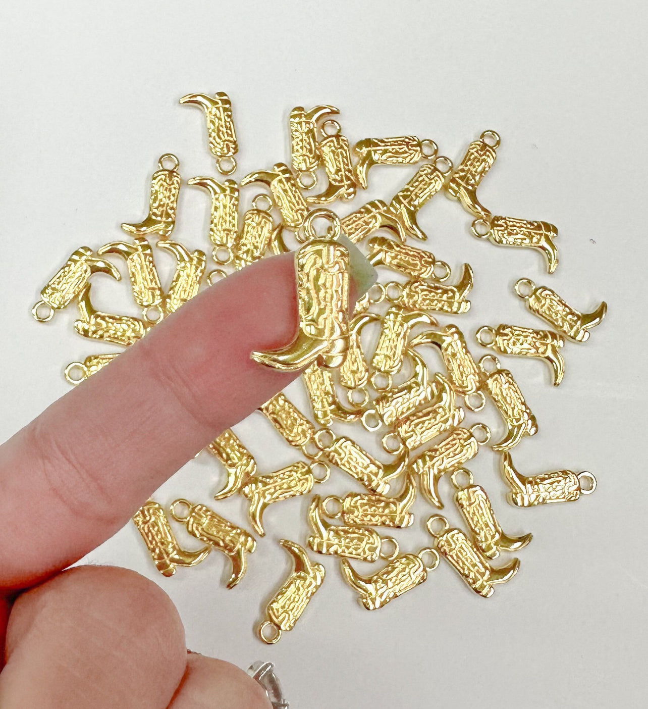 Gold Boot Charm