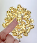 Gold Cowboy Hat Charm