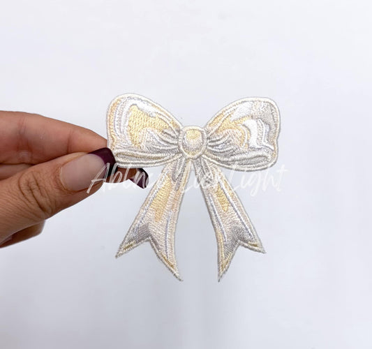 White Bow Patch