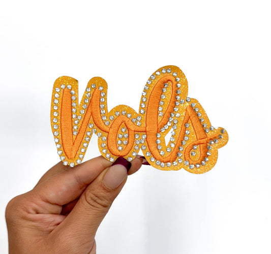 Vols Rhinestone Embroidery Patch