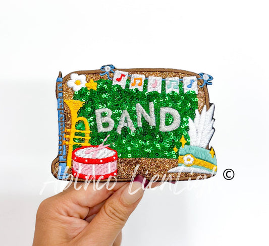 Band Sequin School Teach Embroidery Patch