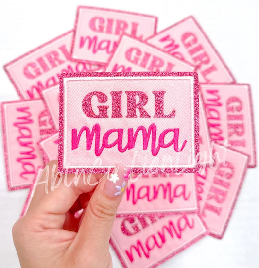 Girl Mama Embroidery Patch