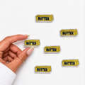 Mini Butter Embroidered Patch