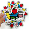 School Essentials Teach Sequin Embroidery Patch