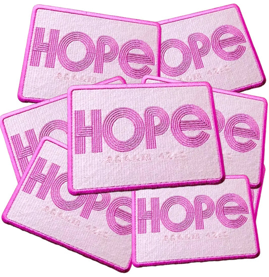 Hope Embroidery Patch