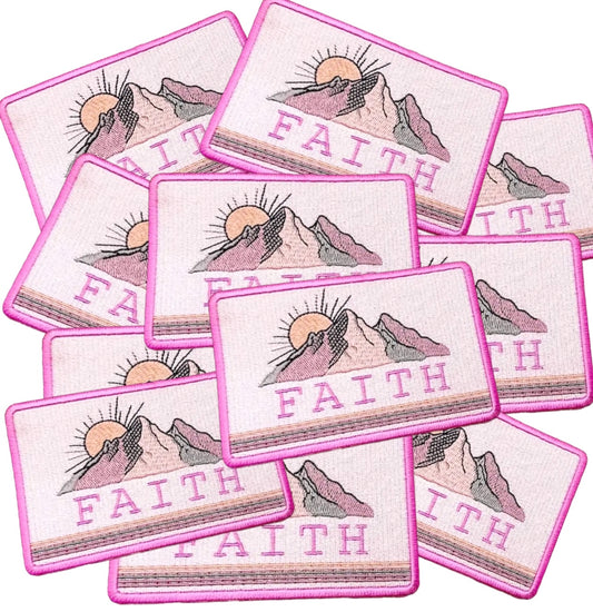 Faith Embroidery Patch