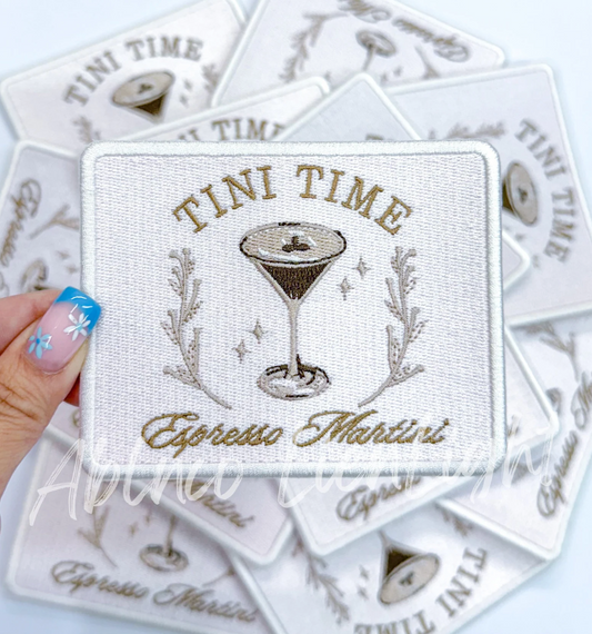 Tini Time Embroidery Patch