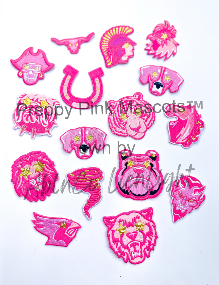 Eagles Pink Mascot Embroidery © Hat Patch