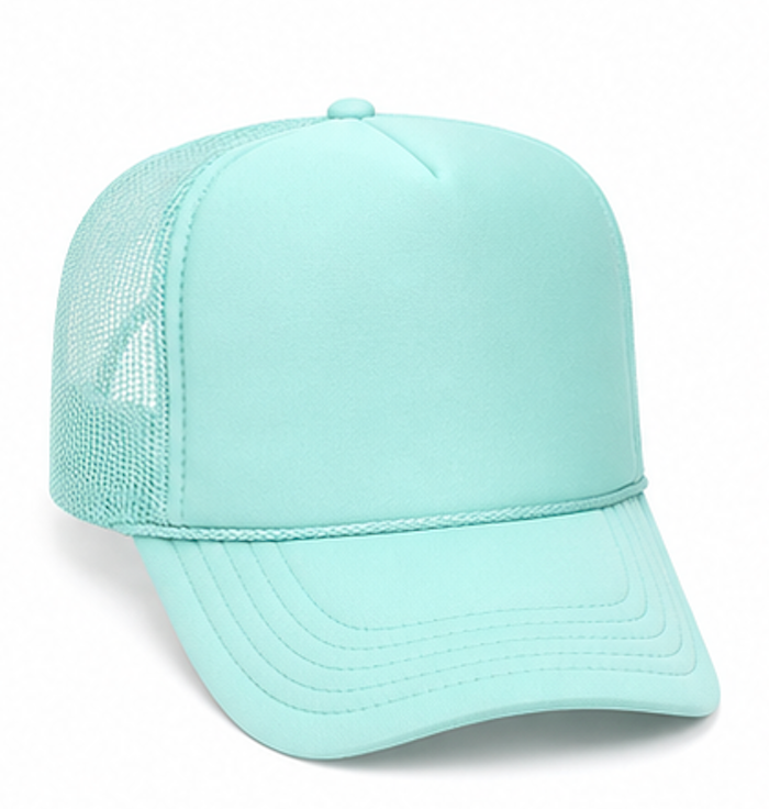 Fish Around And Find Trout Summer Sequin Patch Otto Trucker Hat