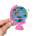 The Future of the World Globe Sequins Teacher Patch - Small