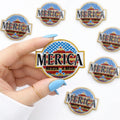 Merica Needs a Beer Embroidered Mens Patch