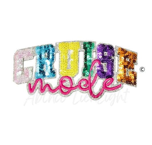 Cruise Mode Summer Sequin Patch-Small