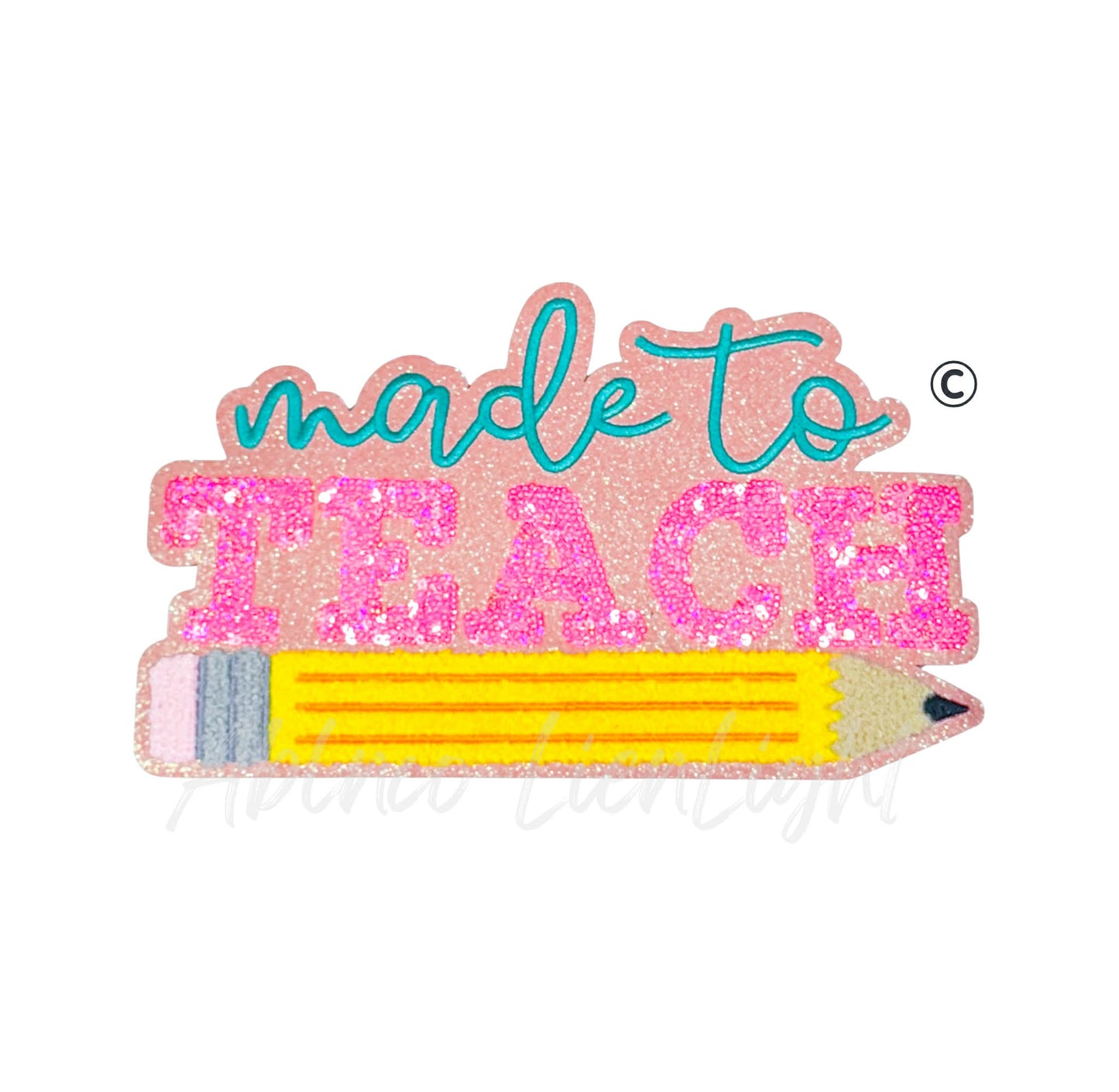 Made to Teach Sequins Teacher Patch - Large