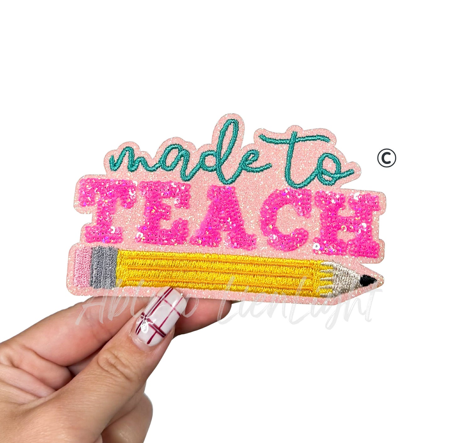 Made to Teach Sequins Teacher Patch - Small