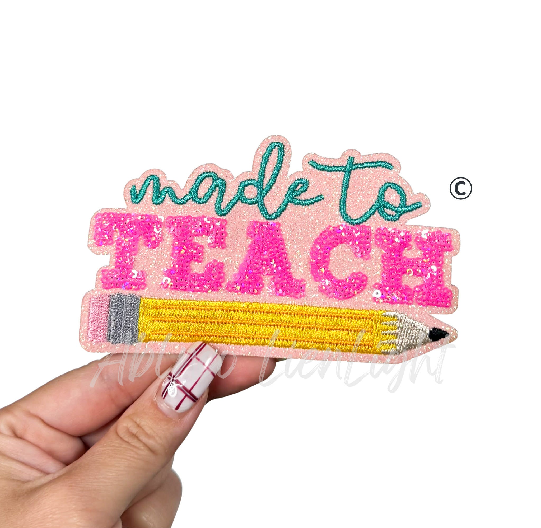 Made to Teach Sequins Teacher Patch - Small