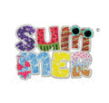Summer Sequin Embroidery Patch-Large