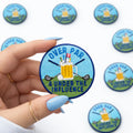 Over Par & Under the Influence Golf Embroidered Mens Patch