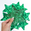 5” Green Sequin Star Embroidery Patch