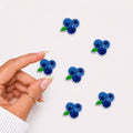Mini Blueberry Embroidered Patch