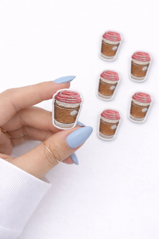 Mini Latte Embroidered Patch