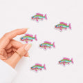Mini Rainbow Fish Embroidered Patch