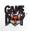Fox Mascot Game Day Sequin Patch - Large