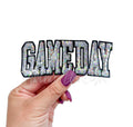 Silver Game Day Sequin Patch - Small