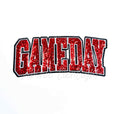 Red Game Day Sequin Patch - Large