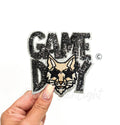 Bobcat Mascot Game Day Sequin Patch - Small