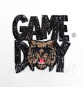 Wildcat Mascot Game Day Sequin Patch - Large