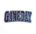Navy Game Day Sequin Patch - Large