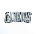 Silver Game Day Sequin Patch - Large