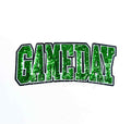 Green Game Day Sequin Patch - Large