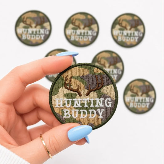 Hunting Buddy Embroidered Dog Patch