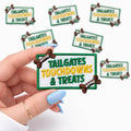 Tailgates, Touchdown, Treats Embroidered Dog Patch