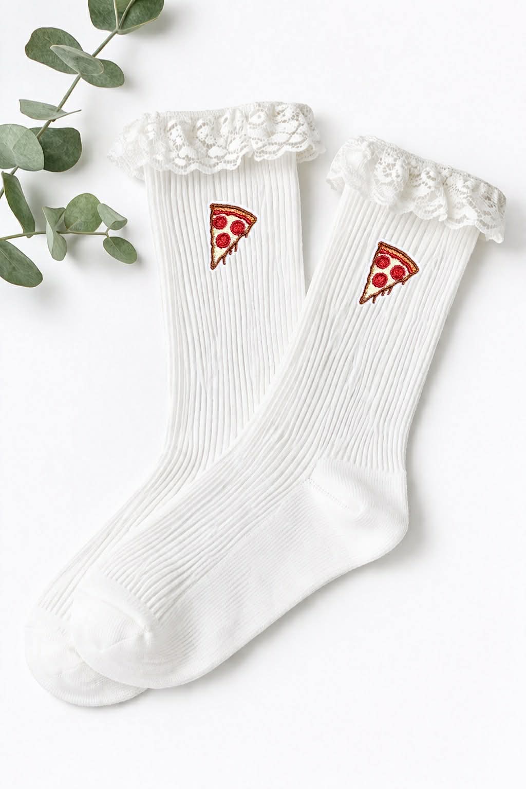 Mini Pizza Embroidered Patch