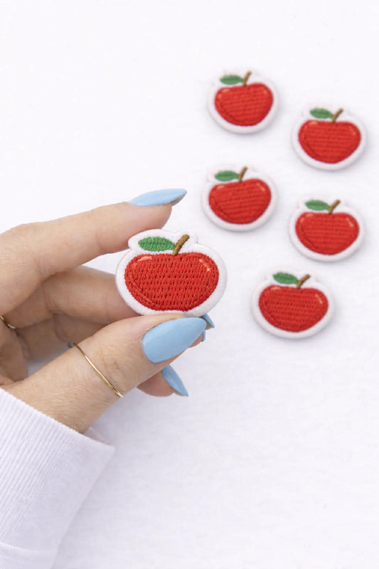 Mini Apple Embroidered Patch