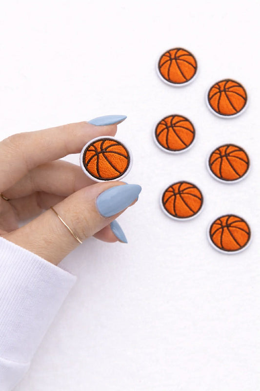 Mini Basketball Embroidered Patch