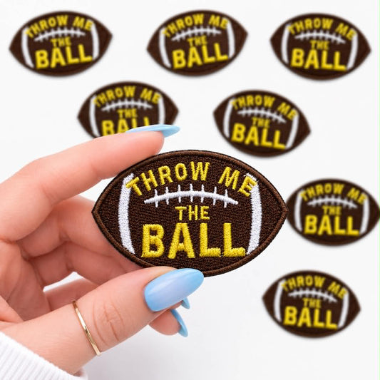 Throw Me The Ball Embroidered Dog Patch
