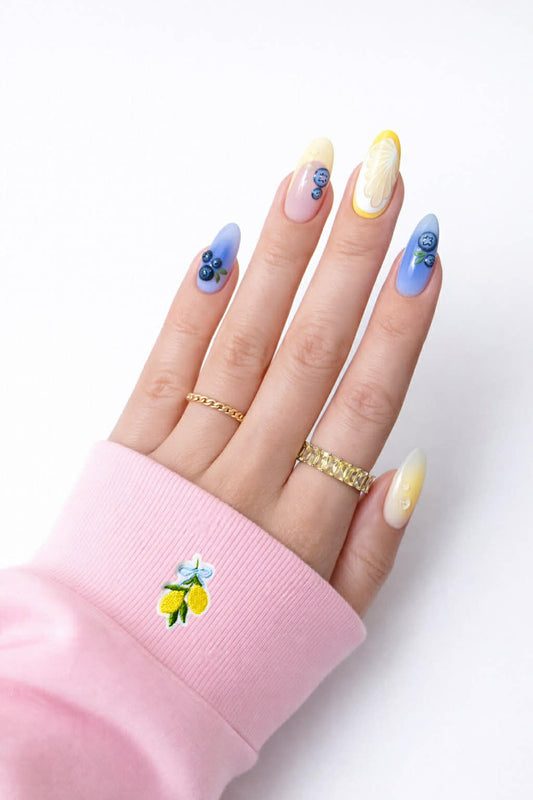 Mini Lemon Embroidered Patch