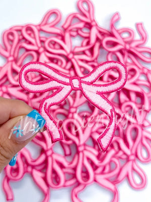 Pink Dainty Bow Patch