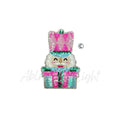 Pink & Mint Nutcracker Christmas Sequin Patch - Small