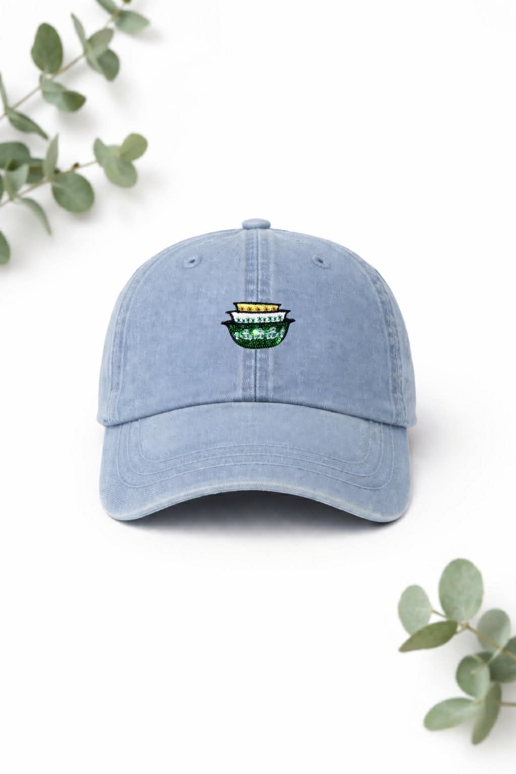 Mini Vintage Bowls Embroidered Patch