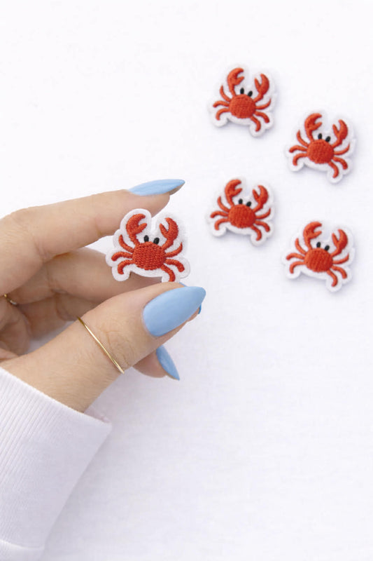 Mini Crab Embroidered Patch