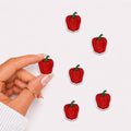 Mini Red Bell Pepper Embroidered Patch