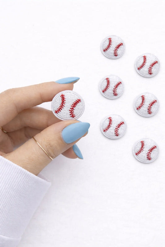Mini Baseball Embroidered Patch