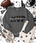 MVP Parent Football Sequin Patch Sweatshirt