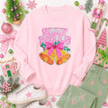Slay Bells Christmas Sequin Patch Sweatshirt